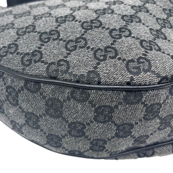 GUCCI GG Canvas Hobo Bag Grey 257297