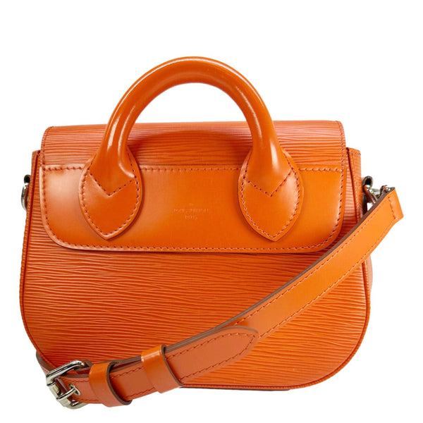 LOUIS VUITTON Eden PM Epi Leather Top Handle Shoulder Bag Orange