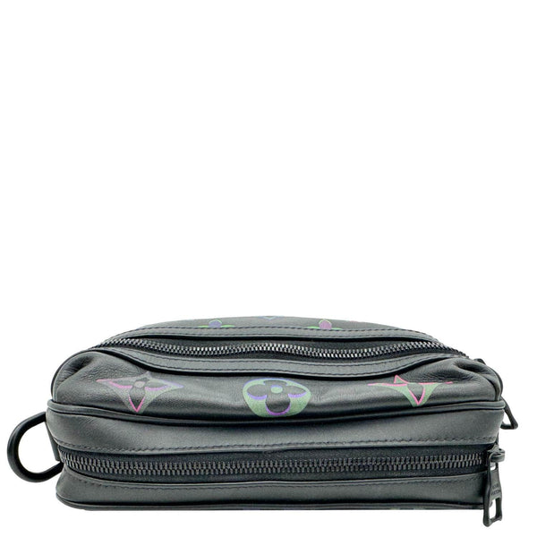 LOUIS VUITTON Comet PM Spotlight Monogram Giant Leather Messenger Bag Black