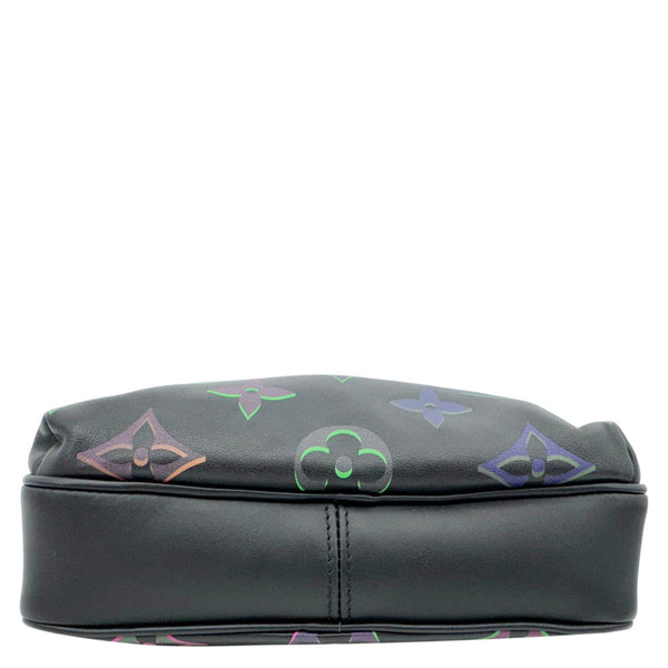 LOUIS VUITTON Comet PM Spotlight Monogram Giant Leather Messenger Bag Black