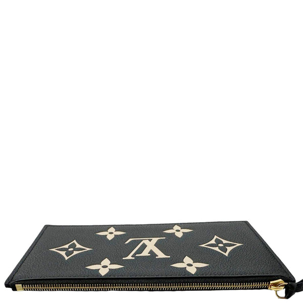 LOUIS VUITTON Felicie Monogram Giant Crafty Empreinte Leather Zip Insert Pouch Bicolor