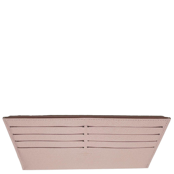 LOUIS VUITTON Felicie Calfskin Leather Insert Card Holder Rose Poudre