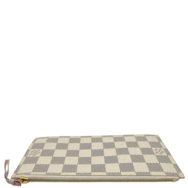 LOUIS VUITTON Felicie Damier Azur Insert Zip Pouch Rose Ballerine