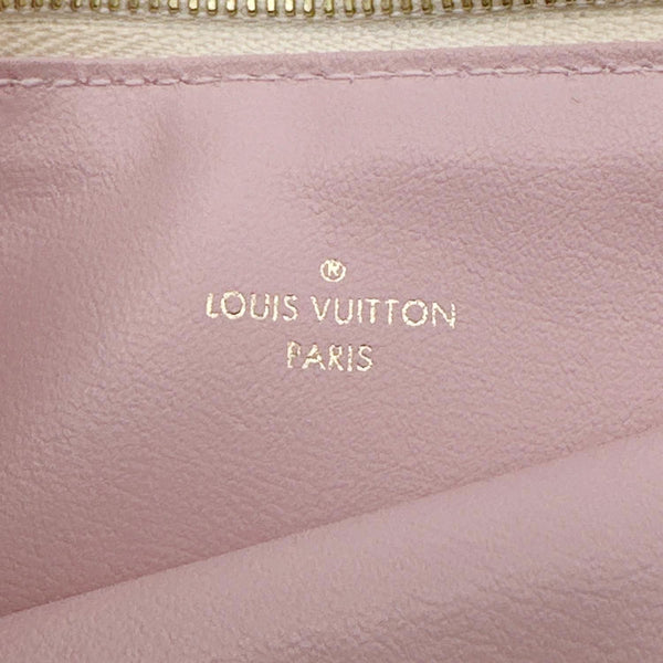 LOUIS VUITTON Felicie Damier Azur Insert Zip Pouch Rose Ballerine