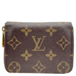 LOUIS VUITTON Monogram Canvas Zippy Coin Purse Brown