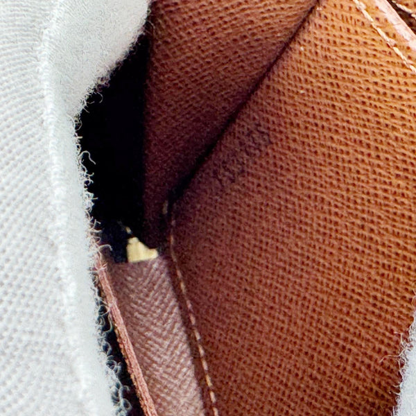 LOUIS VUITTON Monogram Canvas Zippy Coin Purse Brown