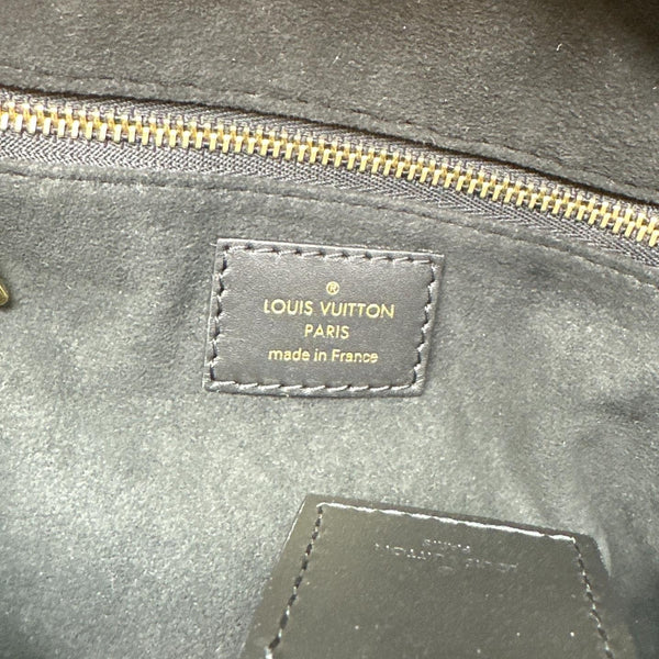 LOUIS VUITTON Petite Malle Souple Monogram Empreinte Shoulder Bag Black