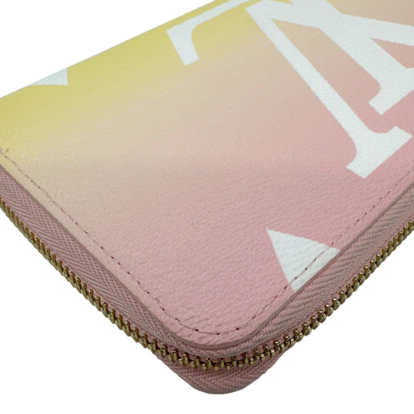 LOUIS VUITTON Giant By The Pool Monogram Canvas Zippy Wallet Multicolor