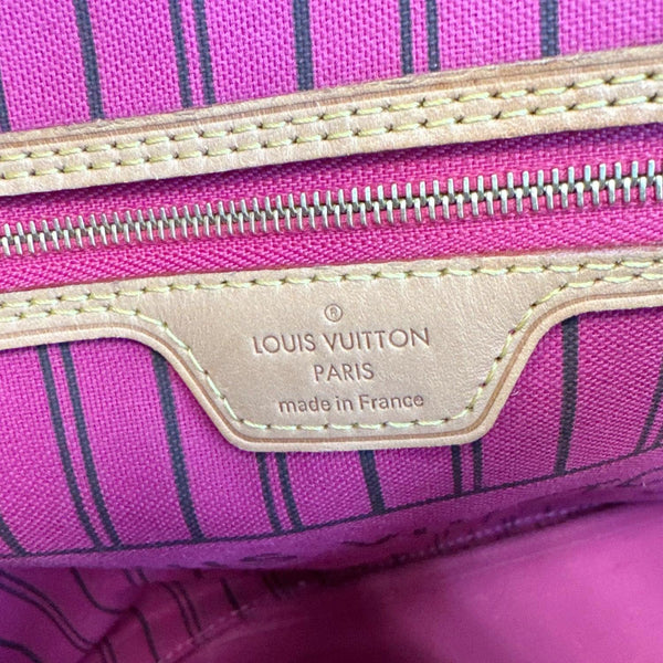 LOUIS VUITTON Neverfull MM Monogram Canvas Shoulder Bag Brown