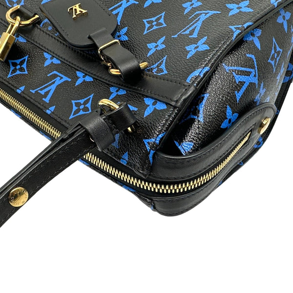 LOUIS VUITTON Speedy Amazon PM Monogram Canvas Shoulder Bag Blue Noir