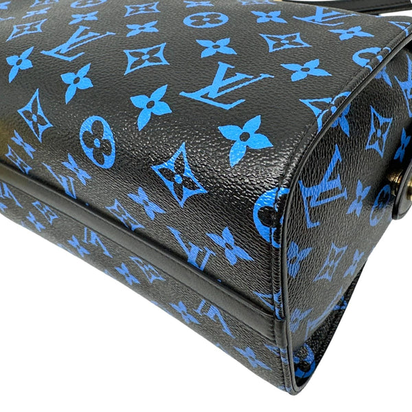 LOUIS VUITTON Speedy Amazon PM Monogram Canvas Shoulder Bag Blue Noir