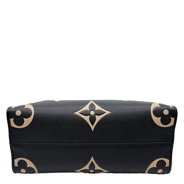 LOUIS VUITTON Onthego PM Monogram Empreinte Tote Shoulder Bag Bicolor