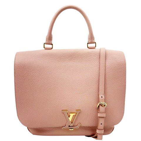 LOUIS VUITTON Volta Taurillon Leather Shoulder Bag Pink