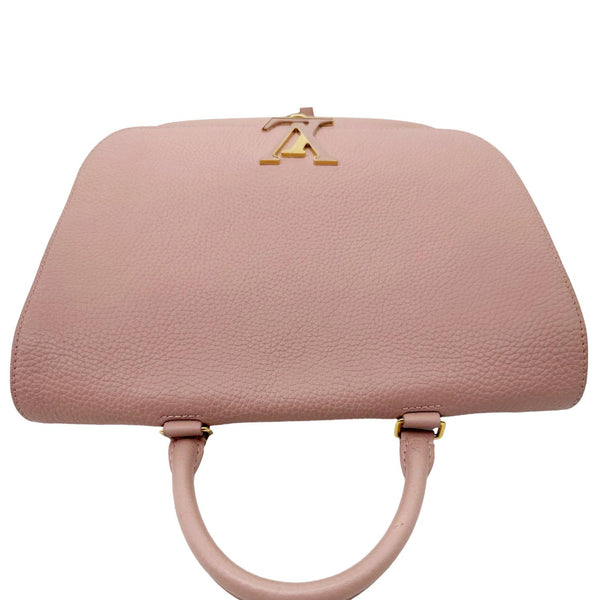 LOUIS VUITTON Volta Taurillon Leather Shoulder Bag Pink