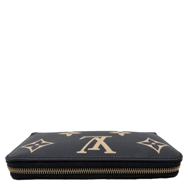 LOUIS VUITTON Monogram Empreinte Leather Zippy Wallet Bicolor