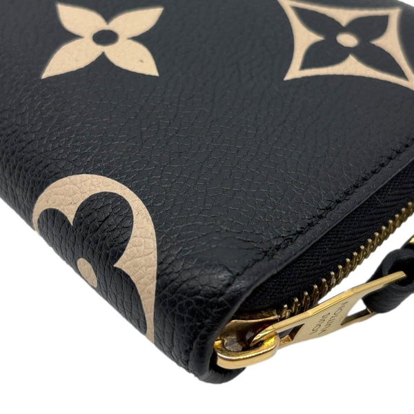 LOUIS VUITTON Monogram Empreinte Leather Zippy Wallet Bicolor