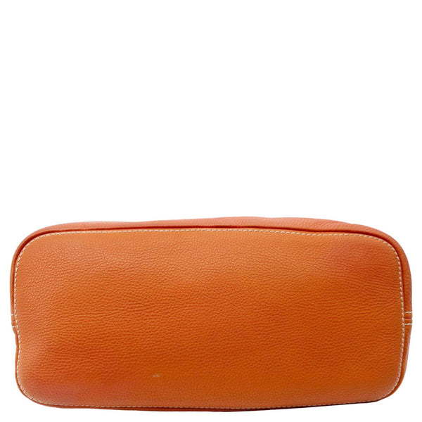 PRADA Vitello Daino Leather Hobo Bag Orange