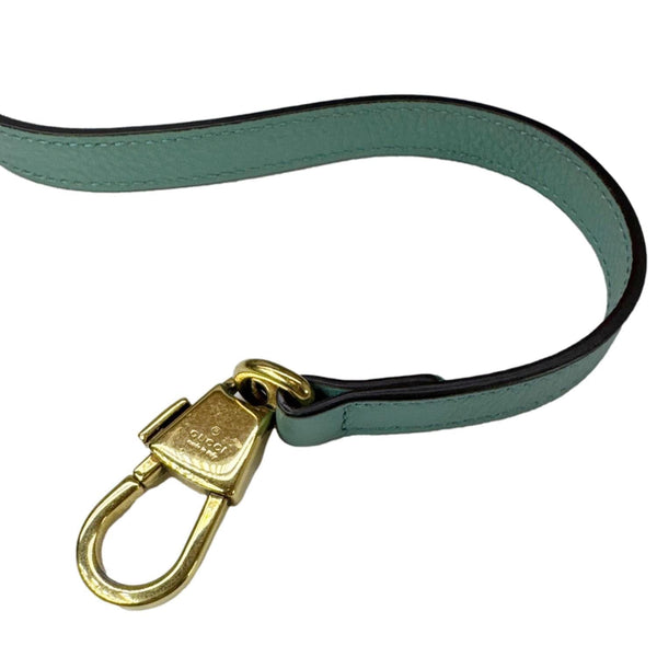 GUCCI Diana Bamboo Mini Leather Tote Bag Green 655661