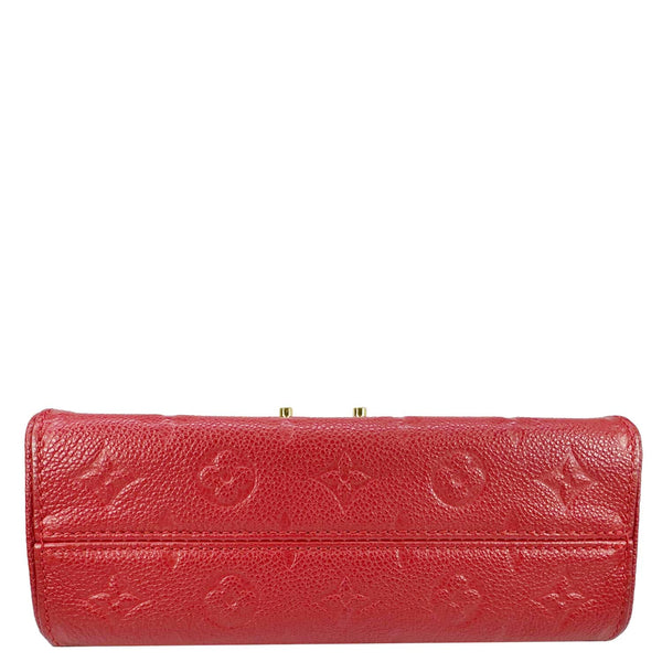 LOUIS VUITTONSaint Sulpice BB Monogram Empreinte Leather Shoulder Bag Red