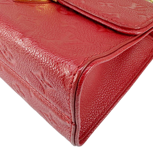LOUIS VUITTONSaint Sulpice BB Monogram Empreinte Leather Shoulder Bag Red