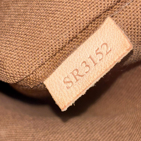 LOUIS VUITTON Palermo PM Monogram Canvas Shoulder Bag Brown