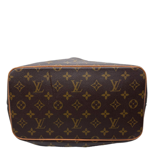 LOUIS VUITTON Palermo PM Monogram Canvas Shoulder Bag Brown