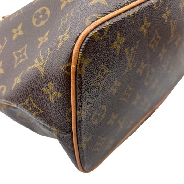 LOUIS VUITTON Palermo PM Monogram Canvas Shoulder Bag Brown