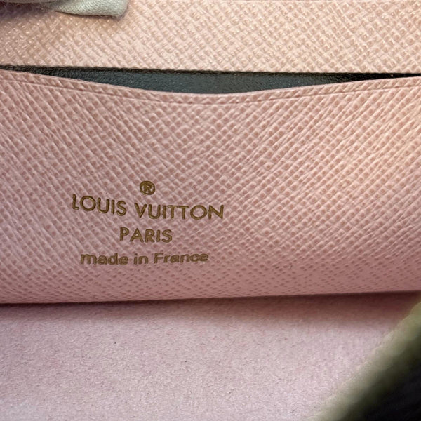 LOUIS VUITTON Christmas Animation Monogram Canvas Double Zip Pochette Bag Brown