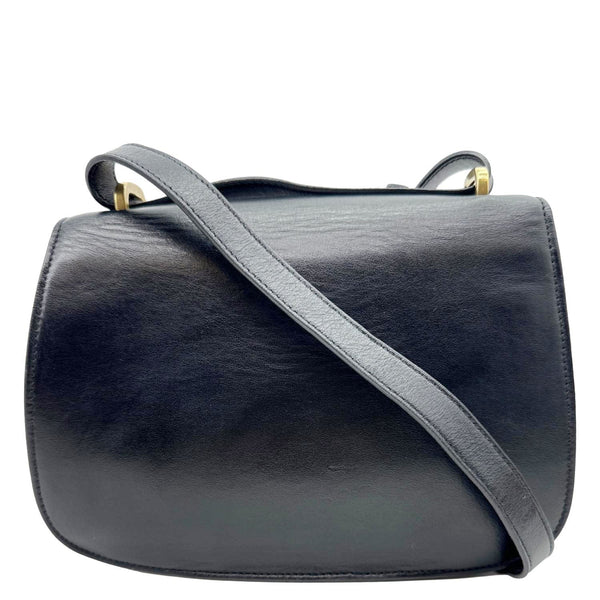 YVES SAINT LAURENT Spontini Calfskin Leather Crossbody Bag Black