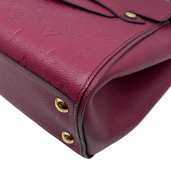 LOUIS VUITTON Trocadero Monogram Empreinte Shoulder Bag Red