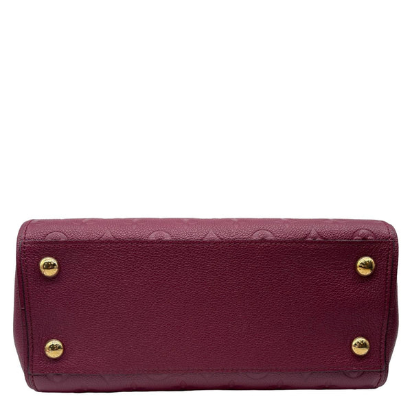 LOUIS VUITTON Trocadero Monogram Empreinte Shoulder Bag Red