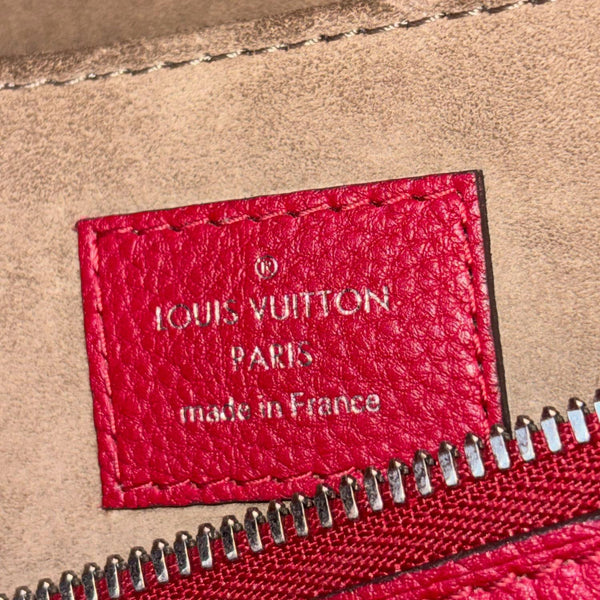 LOUIS VUITTON Cachemire SC PM Calf Leather Tote Bag Red