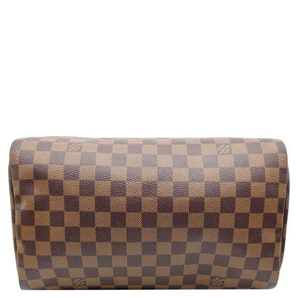 LOUIS VUITTON Speedy 30 Damier Ebene Satchel Bag Brown