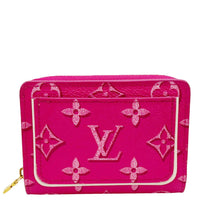 LOUIS VUITTON Lou Fall for You Monogram Canvas Wallet Fuchsia