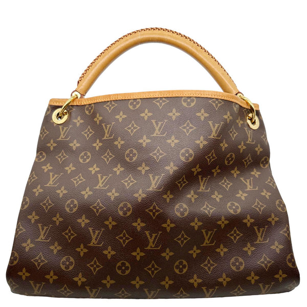 LOUIS VUITTON Artsy MM Monogram Canvas Shoulder Bag Brown