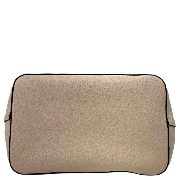 LOUIS VUITTON NeoNoe MM Monogram Empreinte Leather Shoulder Bag Beige