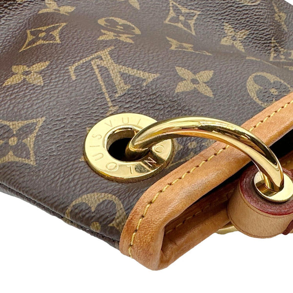 LOUIS VUITTON Artsy MM Monogram Canvas Shoulder Bag Brown
