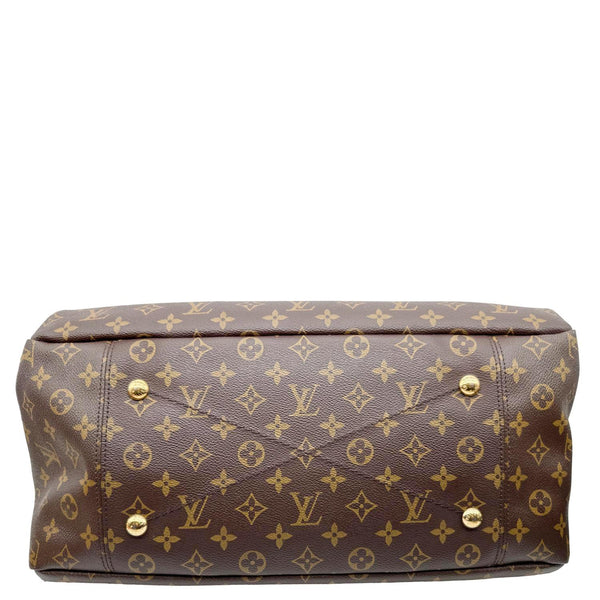 LOUIS VUITTON Artsy MM Monogram Canvas Shoulder Bag Brown