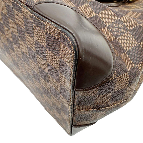 LOUIS VUITTON Hampstead MM Damier Ebene Shoulder Bag Brown