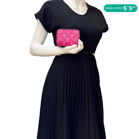 LOUIS VUITTON Lou Fall for You Monogram Canvas Wallet Fuchsia