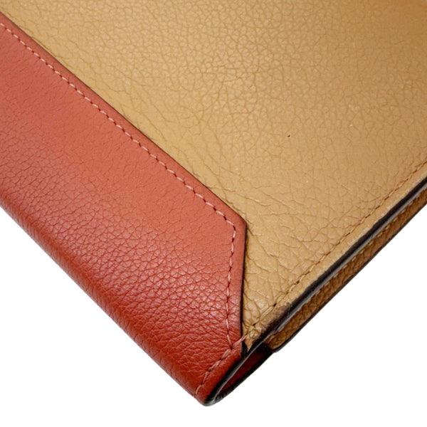 LOUIS VUITTON Lockme II Calfskin Leather Wallet Pink