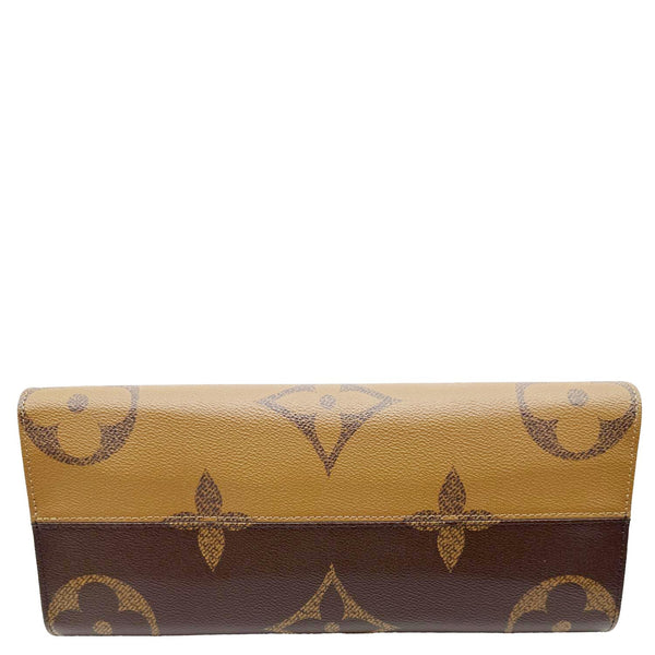 LOUIS VUITTON Onthego MM Giant Monogram Reverse Canvas Tote Bag Brown