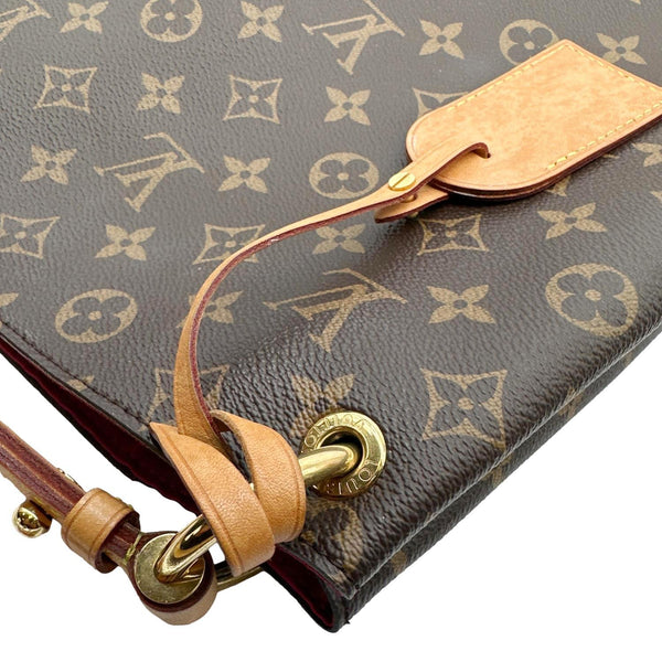 LOUIS VUITTON Graceful MM Monogram Canvas Shoulder Bag Brown