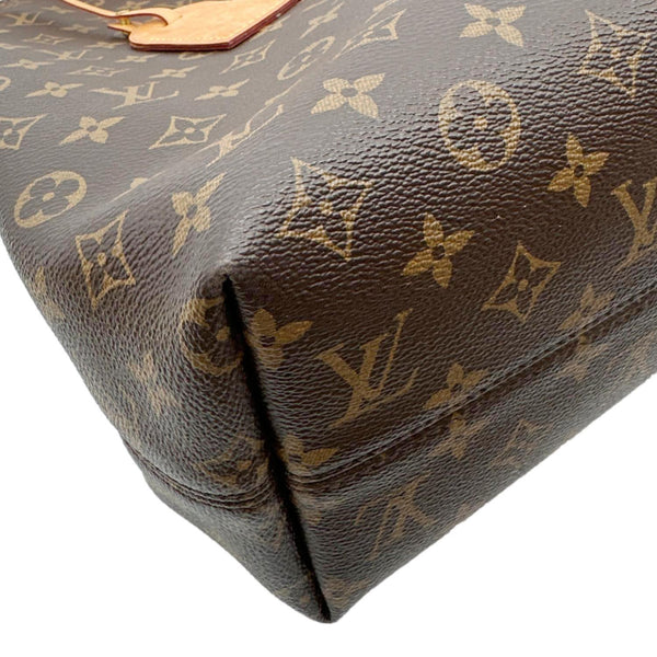 LOUIS VUITTON Graceful MM Monogram Canvas Shoulder Bag Brown