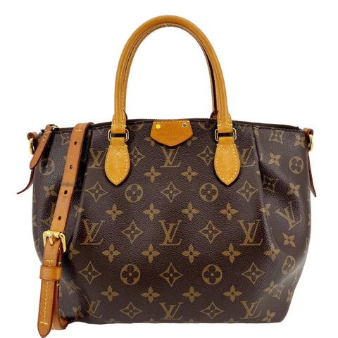 LOUIS VUITTON Turenne PM Monogram Canvas Shoulder Bag Brown