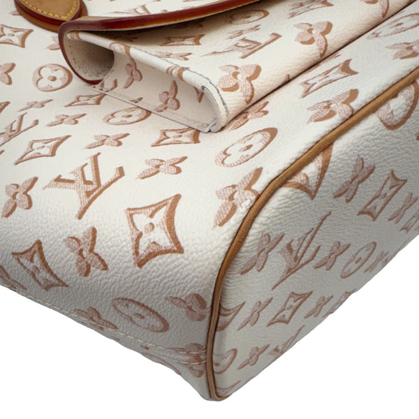 LOUIS VUITTON Neverfull MM Fall for You Monogram Canvas Tote Bag Beige