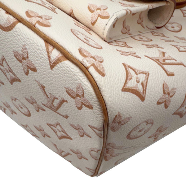 LOUIS VUITTON Neverfull MM Fall for You Monogram Canvas Tote Bag Beige