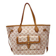 LOUIS VUITTON Neverfull MM Fall for You Monogram Canvas Tote Bag Beige
