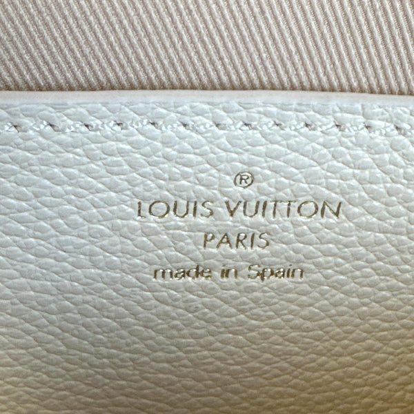LOUIS VUITTON Metis Monogram Empreinte Leather Wallet On Chain Cream