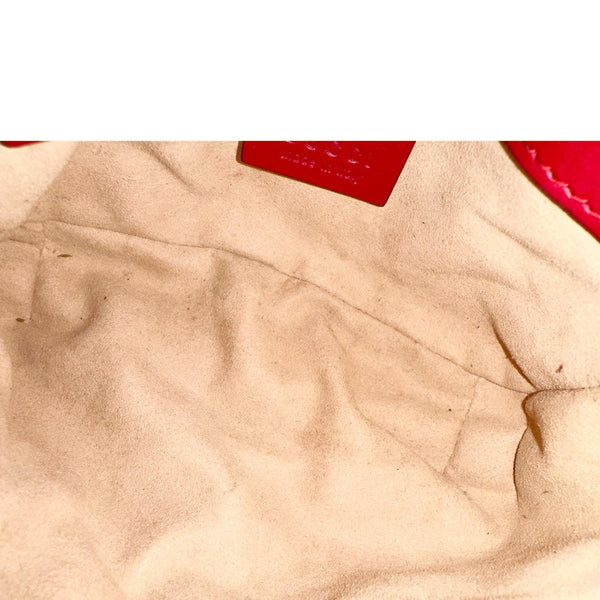 GUCCI GG Marmont Super Mini Matelasse Leather Crossbody Bag Red 476433